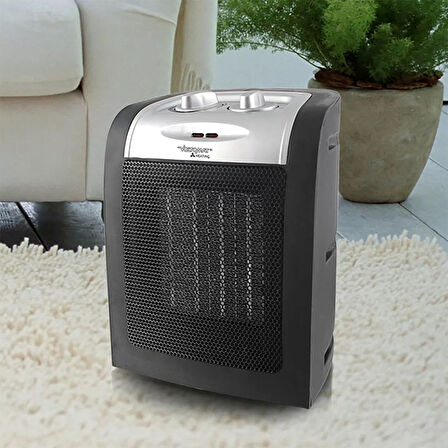 2 Kademeli Seramik Fanlı Isıtıcı 1800W