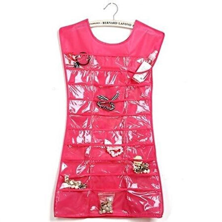 CT-STONES® Elbise Şeklinde Takı Organizeri - Pembe