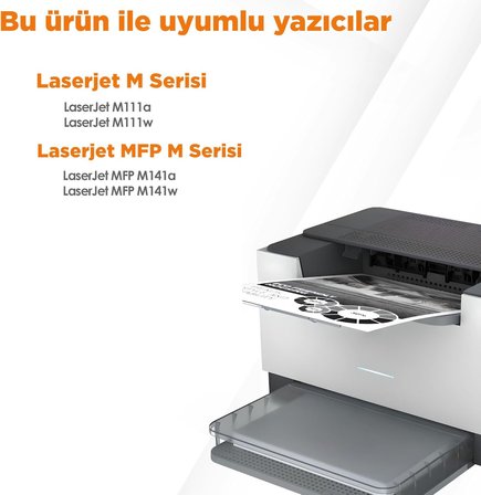Hp Uyumlu LaserJet MFP M141w Muadil Toner Çipli /Hp Uyumlu 150A W1500A Muadil Toner - Çipli