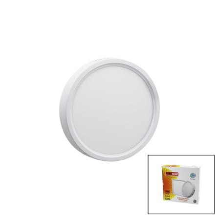 NİSALUCE EPL-18SÜ 18W BEYAZ METAL KASA SIVA ÜSTÜ YUVARLAK LED SLİM PANEL 1260LM BEYAZ=6500K 30.000 S