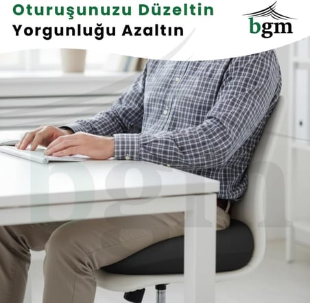 Ortopedik Ucu Açık Oturma Simidi –yıkanabilir Kılıf, Yumuşak Yapı Ortopedik Yastık Ucu Açık Oturma Minderi Visco/Sünger Seçenekli (Beyaz, Hafızalı Köpük)