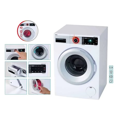 Bosch Oyuncak Çamaşır Makinesi – Sesli, Işıklı ve Sulu Gerçekçi Evcilik Oyuncağı