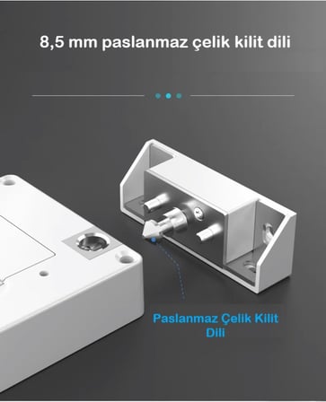 Elektronik Akıllı Anahtarsız Çekmece -Dolap Kilidi Gizli Çekmece Kilidi ve Manyetik Güvenlik Çözümü