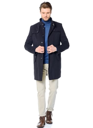 PLT8208 DEWBERRY PALTO-LACİVERT