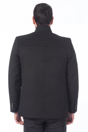 PLT8304 DEWBERRY PALTO-SİYAH