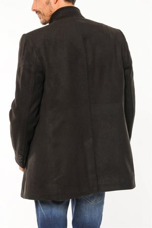PLT8306 DEWBERRY ERKEK PALTO-DİAGONAL KAHVE