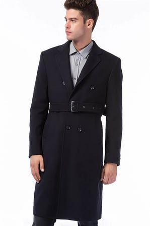 PLT8316 DEWBERRY ERKEK PALTO-LACİVERT