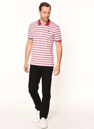 T8545 DEWBERRY T-SHIRT-BORDO