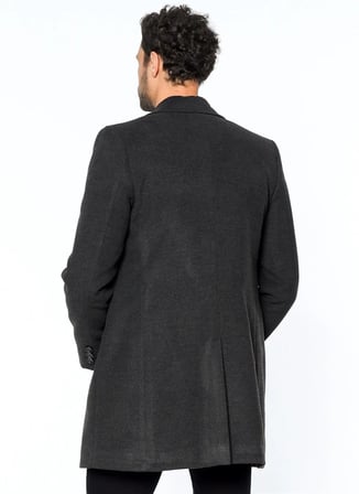 PLT8319 DEWBERRY ERKEK PALTO-ANTRASİT