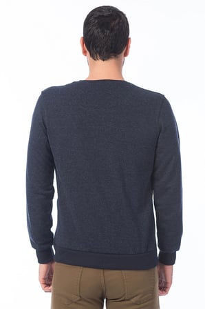 1014 DEWBERRY ERKEK SWEATSHIRT-LACİVERT