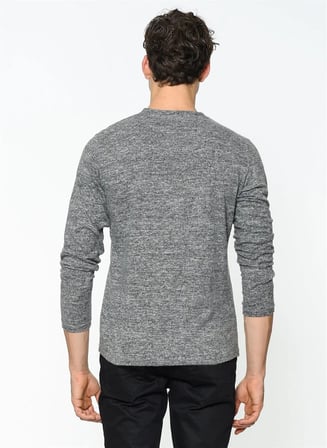 1019 DEWBERRY ERKEK SWEATSHIRT-ANTRASİT