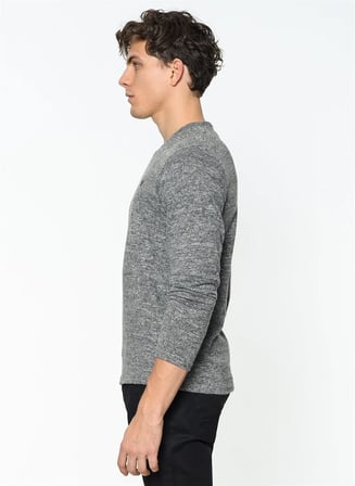 1019 DEWBERRY ERKEK SWEATSHIRT-ANTRASİT