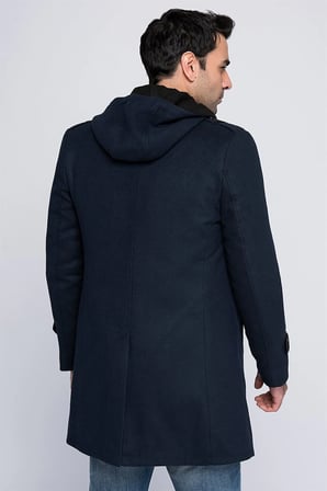 PLT8336 DEWBERRY ERKEK PALTO-LACİVERT