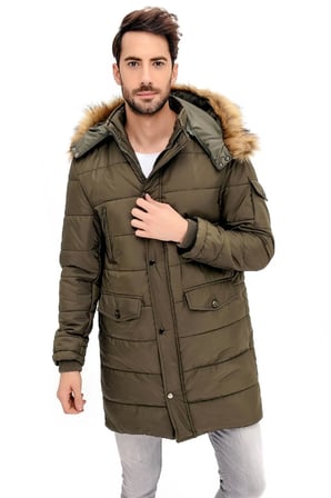 PLT8636 DEWBERRY ERKEK PALTO-HAKİ