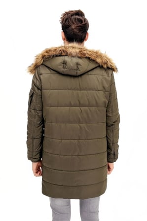 PLT8636 DEWBERRY ERKEK PALTO-HAKİ