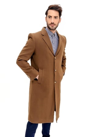 PLT8363 DEWBERRY ERKEK PALTO-CAMEL