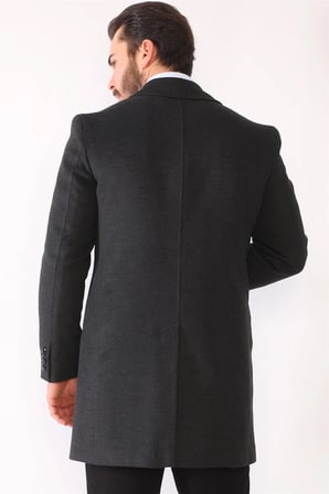 PLT8364 DEWBERRY ERKEK PALTO-ANTRASİT