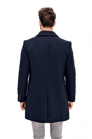 PLT8365 DEWBERRY ERKEK PALTO-LACİVERT
