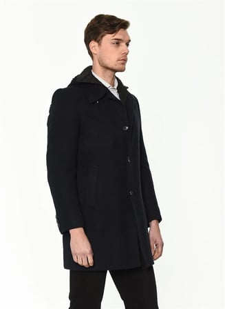 PLT8366 DEWBERRY ERKEK PALTO-LACİVERT