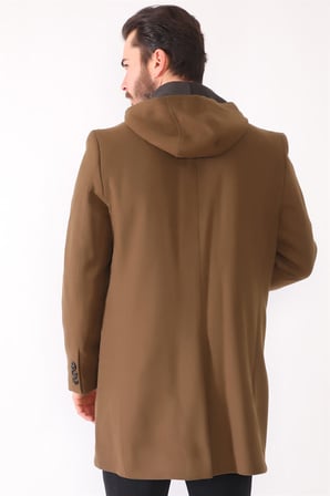 PLT8376 DEWBERRY ERKEK PALTO-CAMEL