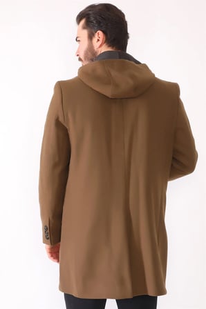 PLT8376 DEWBERRY ERKEK PALTO-CAMEL