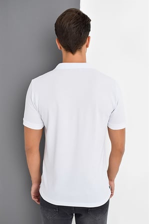 T8561 DEWBERRY ERKEK TSHIRT-BEYAZ
