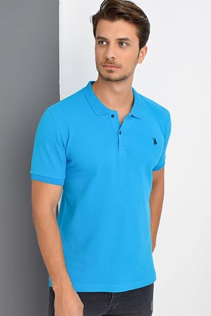 T8561 DEWBERRY ERKEK TSHIRT-MAVİ