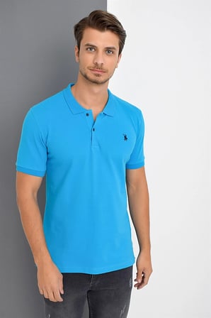 T8561 DEWBERRY ERKEK TSHIRT-MAVİ