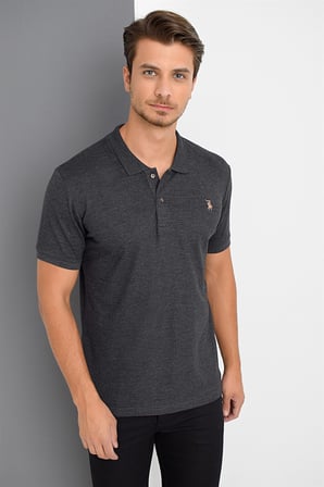 T8561 DEWBERRY ERKEK TSHIRT-ANTRASİT