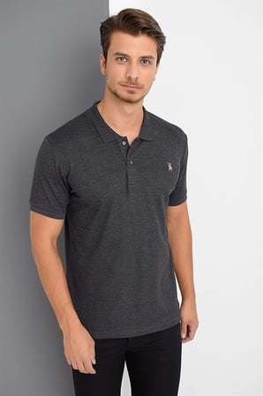 T8561 DEWBERRY ERKEK TSHIRT-ANTRASİT
