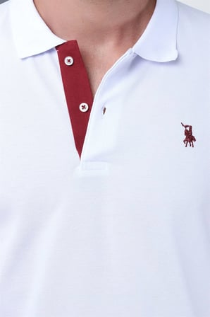 T8562 DEWBERRY ERKEK TSHIRT-BEYAZ