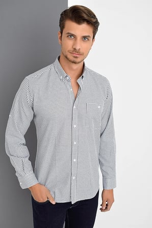 G670 DEWBERRY ERKEK GÖMLEK-BEYAZ