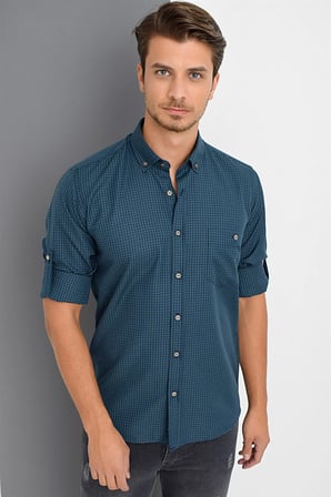 Dewberry Erkek Gömlek Yeşil G670 | Günlük ve Ofis Giyimi, Jean, Chino ve Kumaş Pantolon Kombinleri, Ceket ve Blazer Altına Smart Casual Stil, İşten Hafta Sonuna Şehir Gardırobu, Arkadaş Buluşmaları ve Akşam Yemeği, Loafer veya Sneaker ile Kombinleme