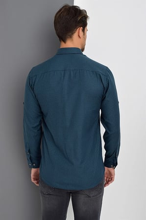 Dewberry Erkek Gömlek Yeşil G670 | Günlük ve Ofis Giyimi, Jean, Chino ve Kumaş Pantolon Kombinleri, Ceket ve Blazer Altına Smart Casual Stil, İşten Hafta Sonuna Şehir Gardırobu, Arkadaş Buluşmaları ve Akşam Yemeği, Loafer veya Sneaker ile Kombinleme
