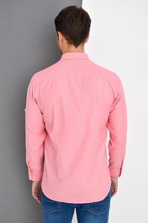G674 DEWBERRY ERKEK GÖMLEK-PEMBE