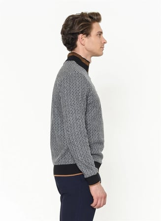1039 DEWBERRY ERKEK SWEATSHIRT-LACİVERT