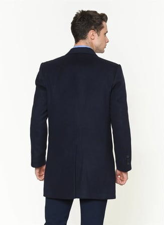 PLT8390 DEWBERRY ERKEK PALTO-LACİVERT