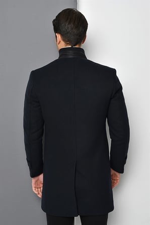 PLT8391 DEWBERRY ERKEK PALTO-LACİVERT