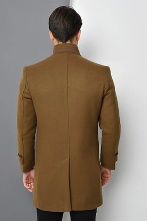 PLT8391 DEWBERRY ERKEK PALTO-CAMEL