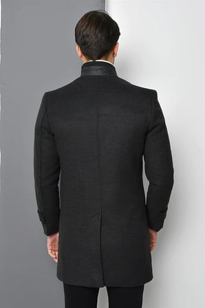 PLT8391 DEWBERRY ERKEK PALTO-ANTRASİT