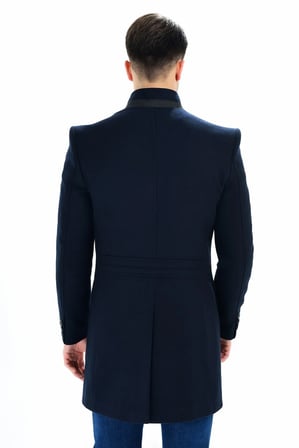 PLT8367 DEWBERRY ERKEK PALTO-LACİVERT