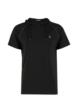 ÜÇLÜ SET T8570 DEWBERRY KAPŞONLU ERKEK T-SHIRT-SİYAH-BEYAZ-ANTRASİT