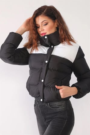 Z6649 DEWBERRY BAYAN MONT-SİYAH-BEYAZ