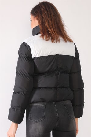 Z6649 DEWBERRY BAYAN MONT-SİYAH-BEYAZ