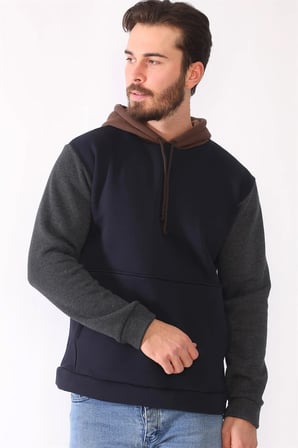 1040 DEWBERRY ERKEK SWEATSHIRT-LACİVERT