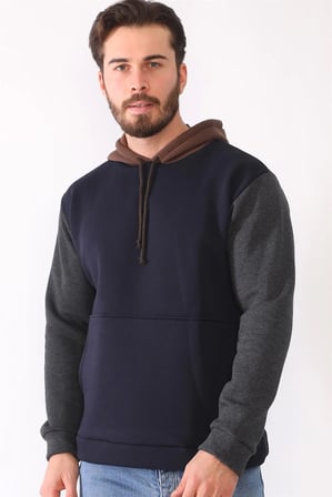 1040 DEWBERRY ERKEK SWEATSHIRT-LACİVERT