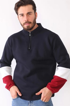 1041 DEWBERRY ERKEK SWEATSHIRT-LACİVERT