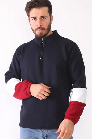1041 DEWBERRY ERKEK SWEATSHIRT-LACİVERT