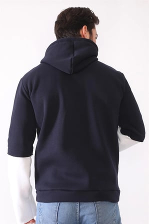 1042 DEWBERRY ERKEK SWEATSHIRT-LACİVERT