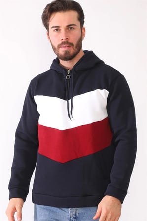 1044 DEWBERRY ERKEK SWEATSHIRT-LACİVERT